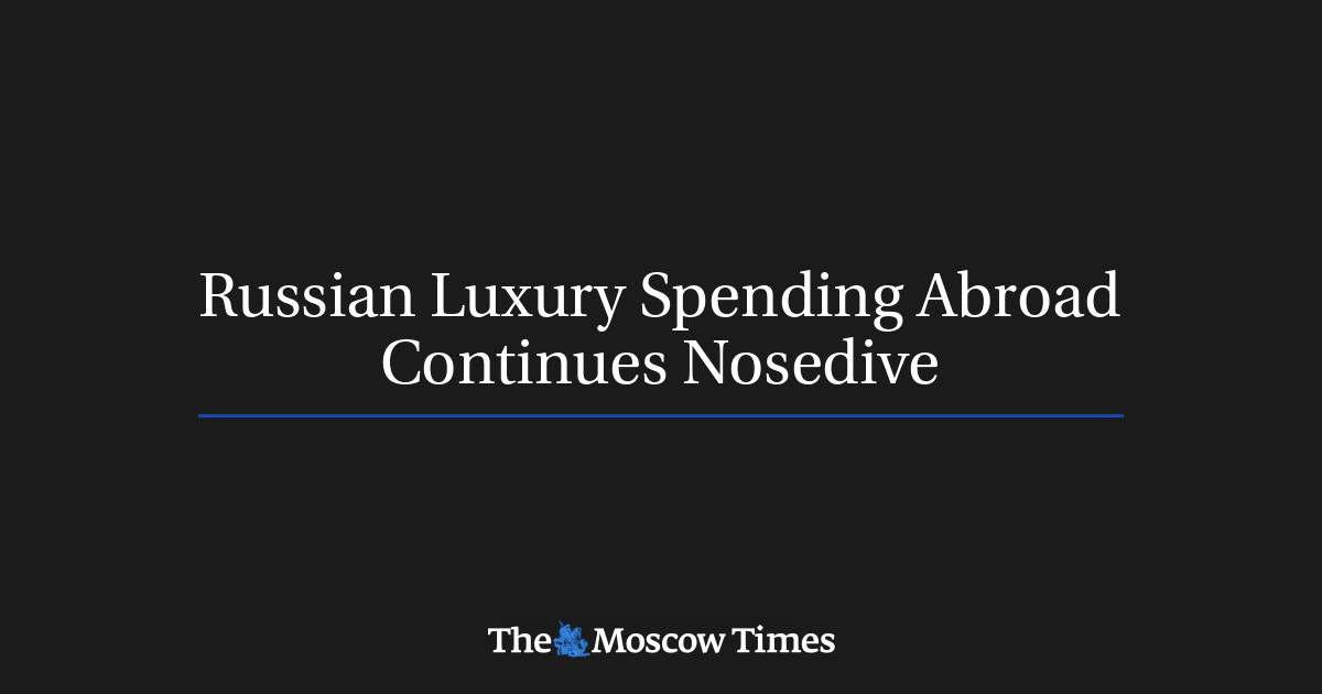 Belanja barang mewah Rusia di luar negeri terus berlanjut