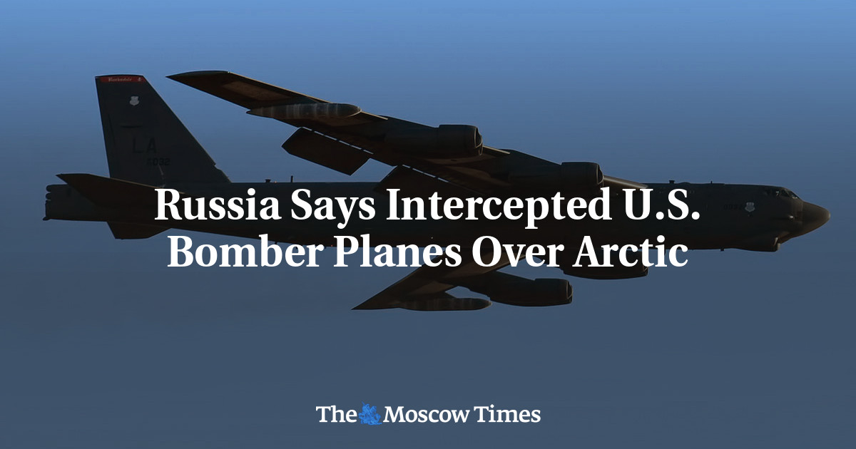 Rusia dice haber interceptado bombarderos estadounidenses sobre el Polo Norte