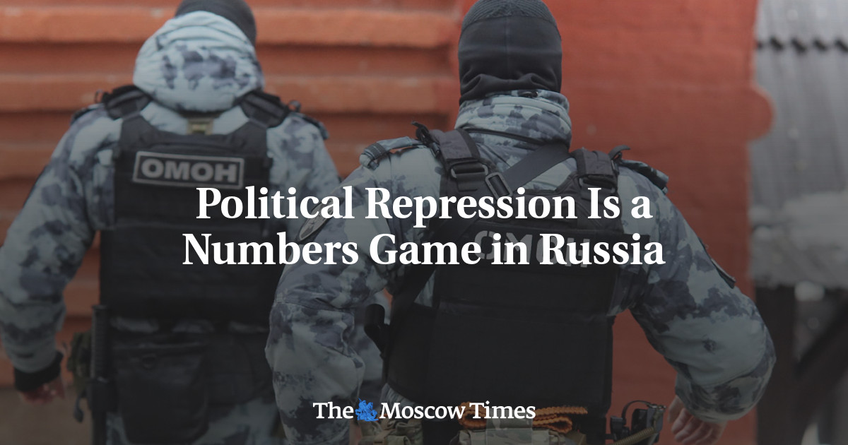 Political Repression Is a Numbers Game in Russia