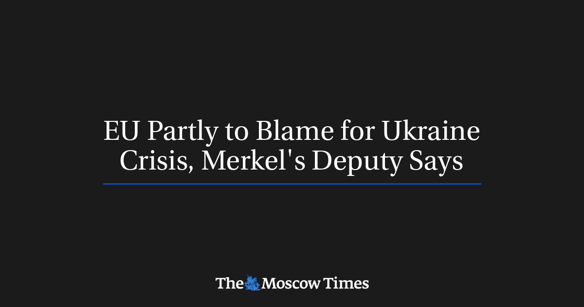 Uni Eropa harus disalahkan atas krisis Ukraina, kata wakil Merkel