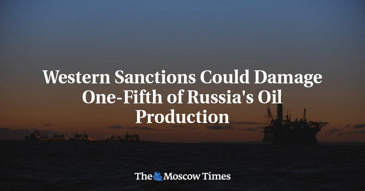 Sanksi Barat dapat merusak seperlima produksi minyak Rusia