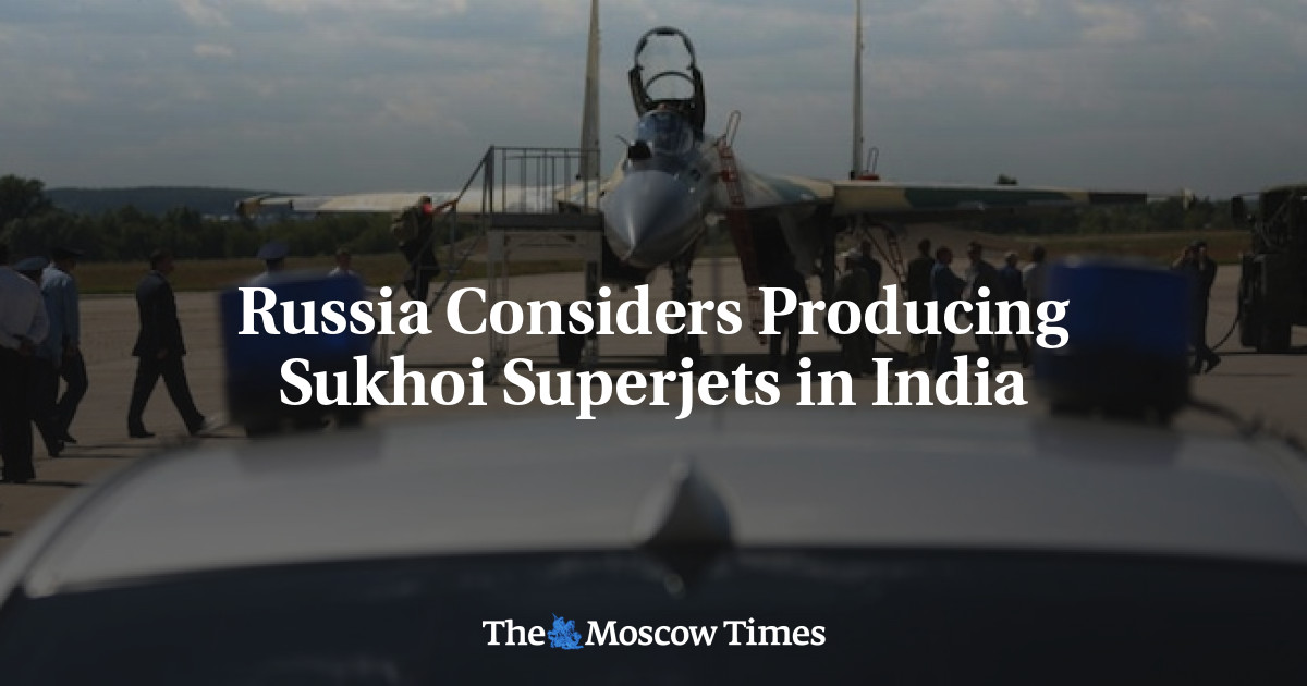 Rusia sedang mempertimbangkan untuk memproduksi Sukhoi Superjet di India