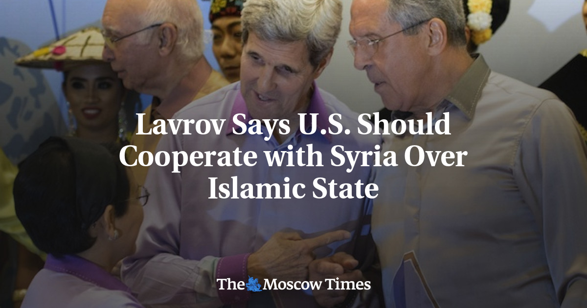 Lavrov mengatakan AS harus bekerja sama dengan Suriah dalam melawan ISIS