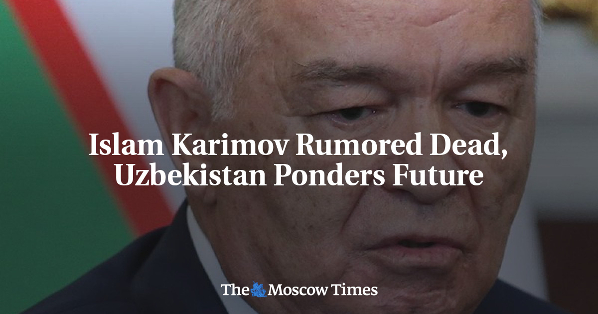 Islam Karimov membunuh rumor, Uzbekistan memikirkan masa depan