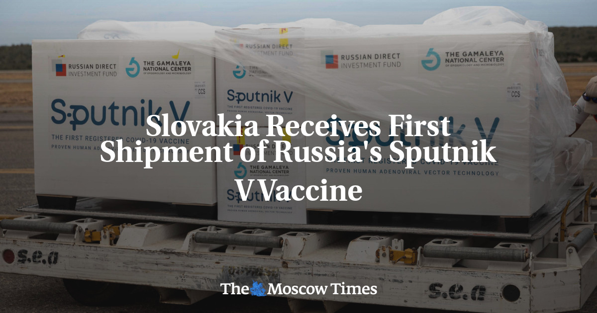 Slovakia menerima pengiriman pertama vaksin Sputnik V Rusia