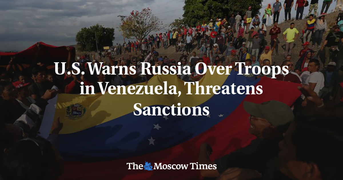 AS peringatkan Rusia atas pasukan di Venezuela, ancam sanksi