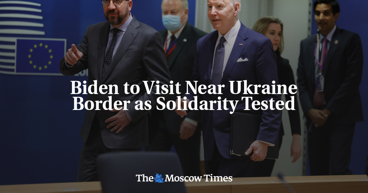 Kunjungan Biden di dekat perbatasan Ukraina saat Solidaritas diuji