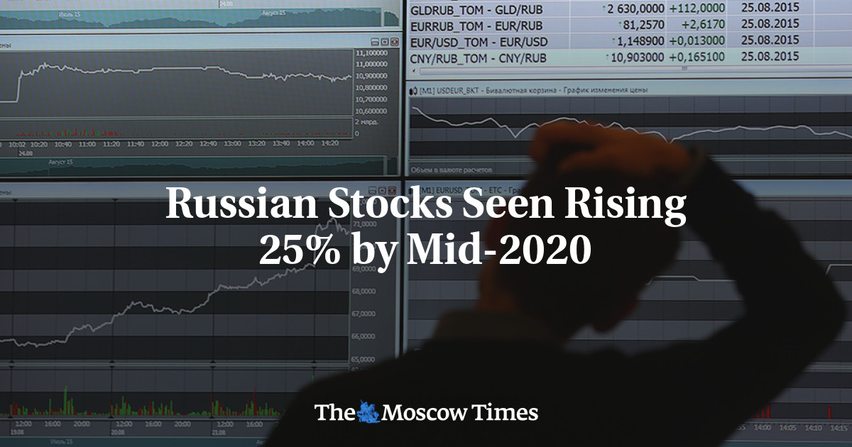 Saham Rusia naik 25% pada pertengahan 2020