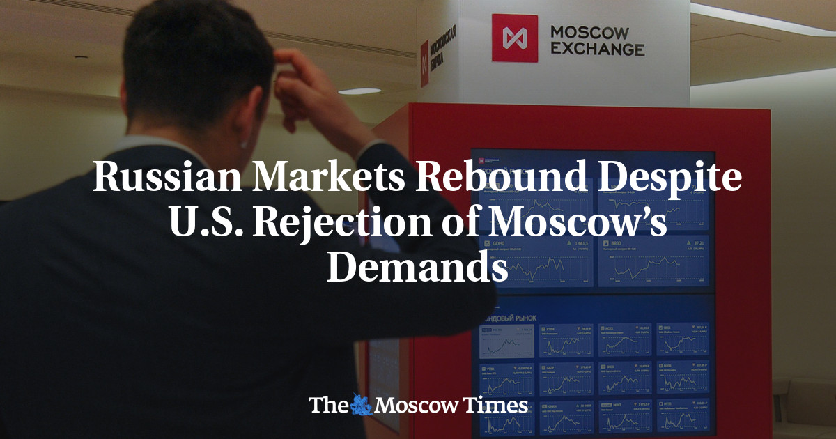 Pasar Rusia pulih meskipun AS menolak tuntutan Moskow