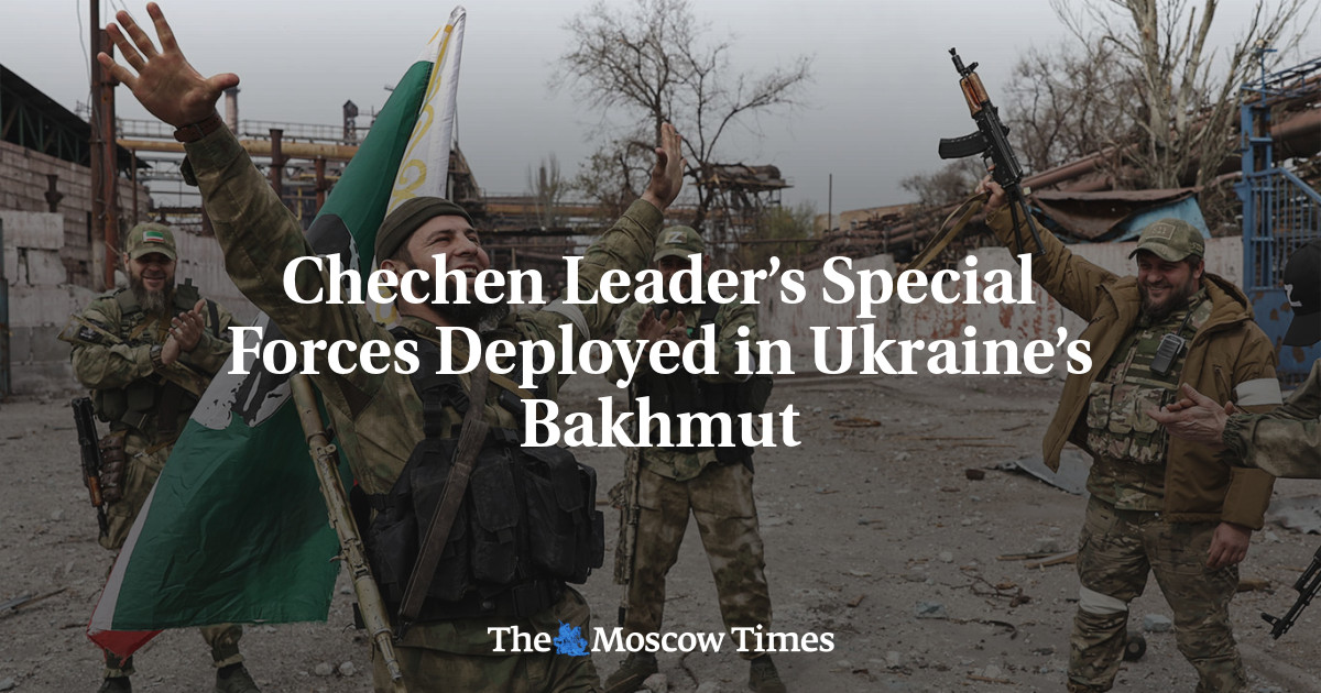 Einsatz der Spezialeinheiten des tschetschenischen Führers in Bachmut, Ukraine