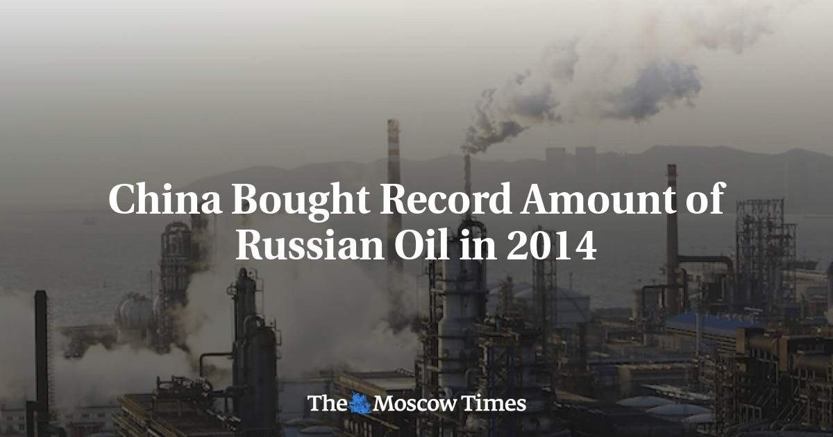 China Bought Record Amount of Russian Oil in 2014