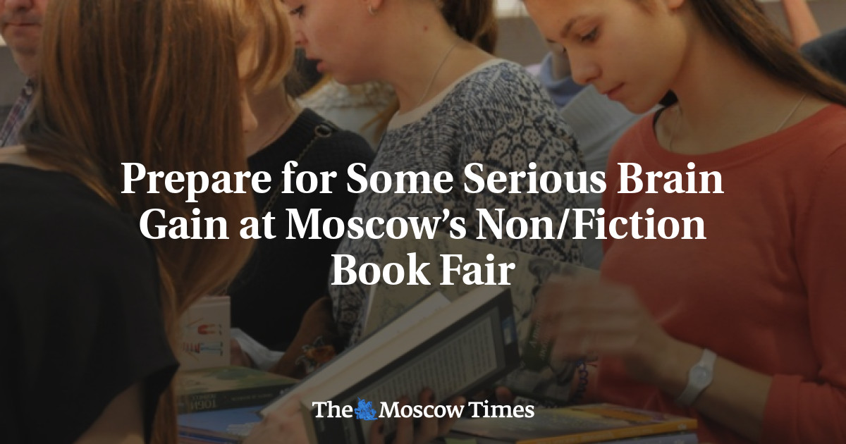Bersiaplah untuk brainstorming serius di Moscow Non/Fiction Book Fair