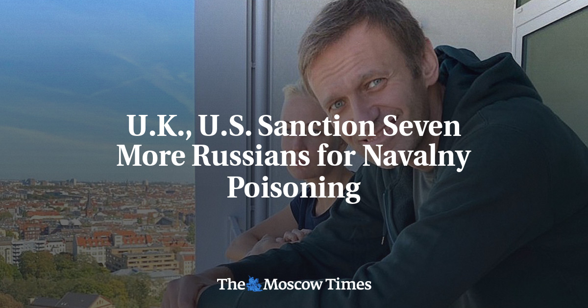 Uk Us Sanction Seven More Russians For Navalny Poisoning The Moscow Times 