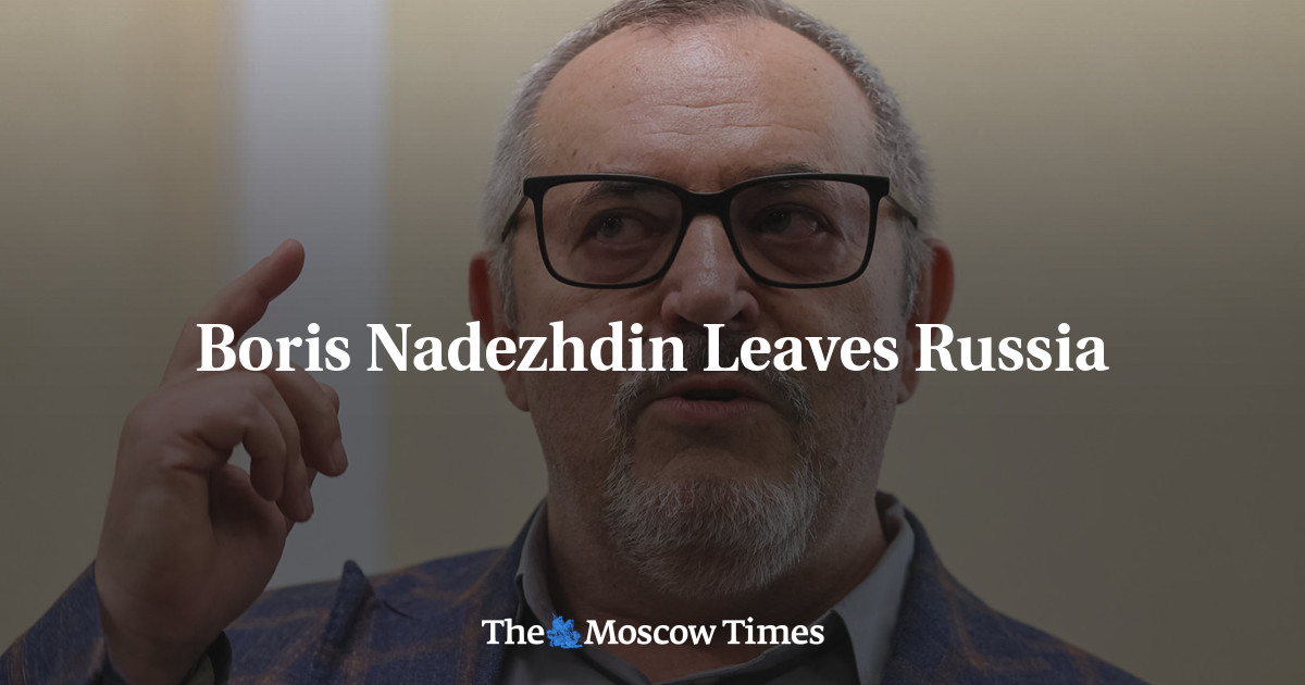 Boris Nadezhdin Leaves Russia