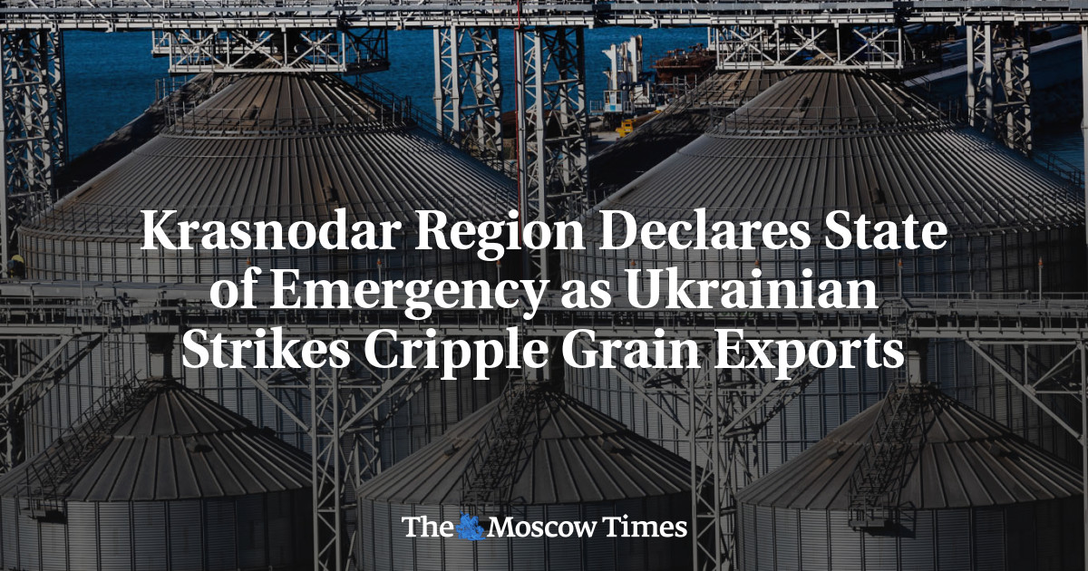 Krasnodar Region Declares State of Emergency as Ukrainian Strikes Cripple Grain Exports