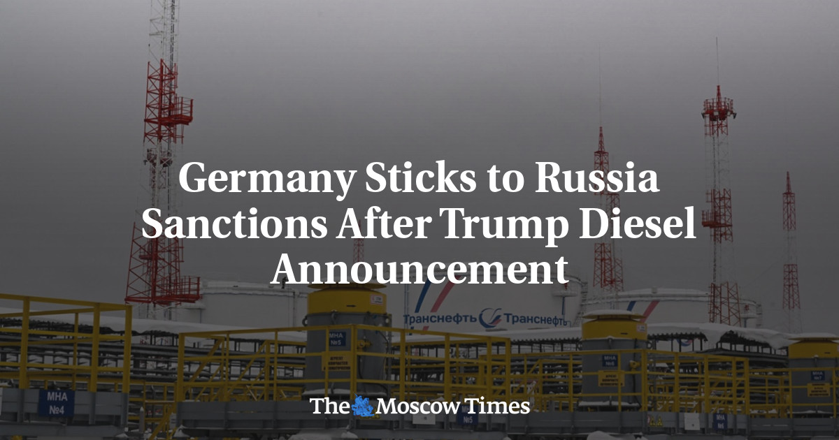 Germany Sticks to Russia Sanctions After Trump Diesel Announcement
