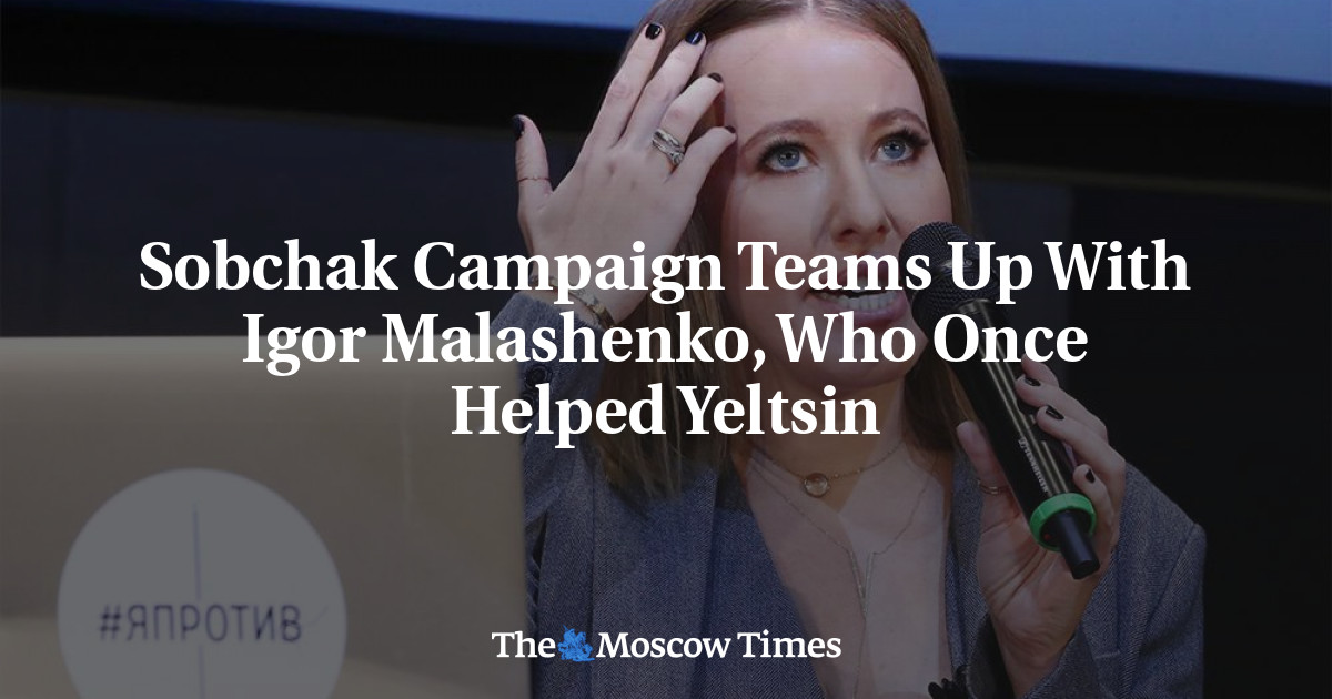 Kampanye Sobchak bekerja sama dengan Igor Malashenko, yang pernah membantu Yeltsin