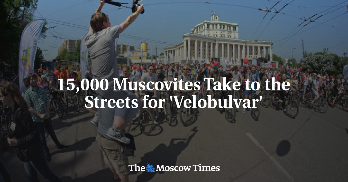 15.000 warga Moskow turun ke jalan untuk ‘Velobulvar’