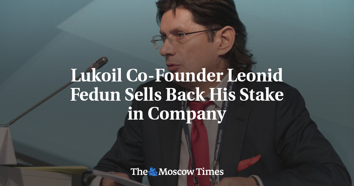 Lukoil Co-Founder Leonid Fedun Sells Back His Stake in Company