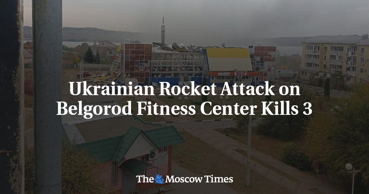 Ukrainian Rocket Attack on Belgorod Fitness Center Kills 3