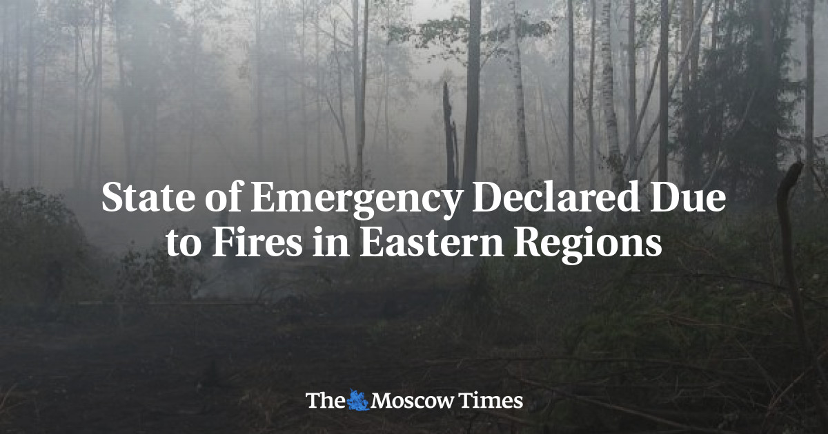 State of Emergency Declared Due to Fires in Eastern Regions