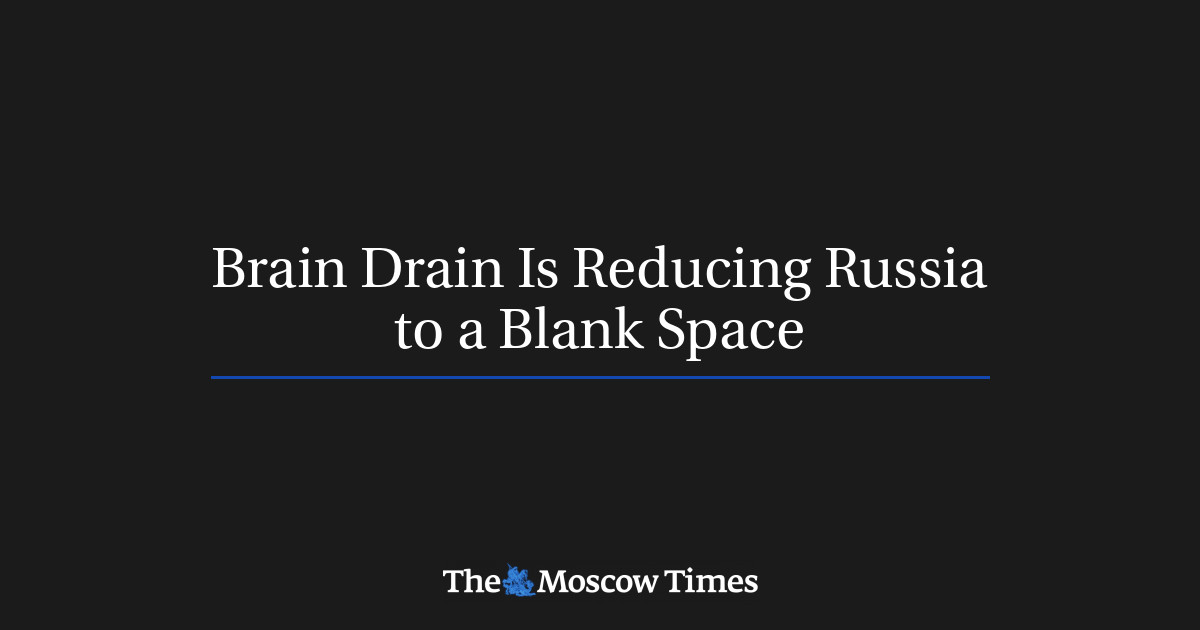 Brain Drain Is Reducing Russia To A Blank Space