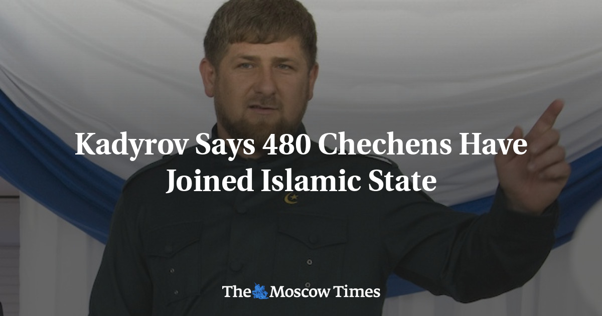 Kadyrov mengatakan 480 warga Chechnya telah bergabung dengan ISIS