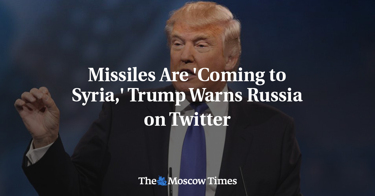 Rudal ‘Datang ke Suriah’, Trump Peringatkan Rusia di Twitter