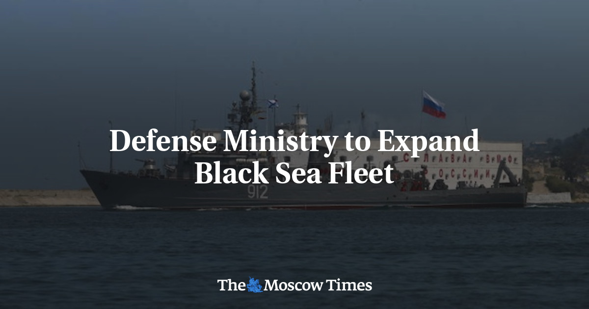 Defense Ministry to Expand Black Sea Fleet