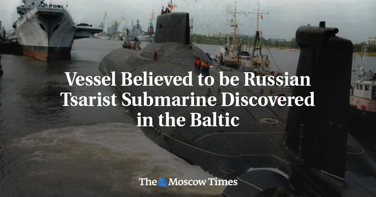 Vessel Believed to be Russian Tsarist Submarine Discovered in the Baltic