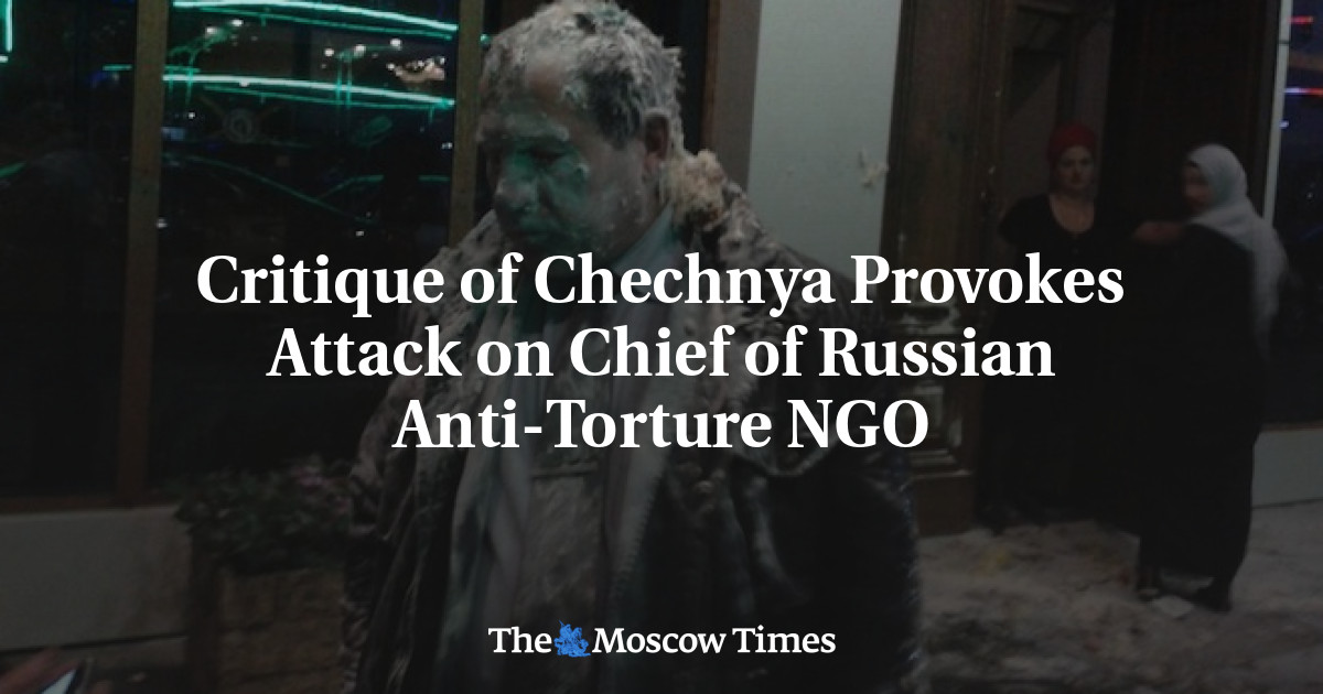 Kritik terhadap Chechnya memicu serangan terhadap kepala LSM Rusia terhadap penyiksaan