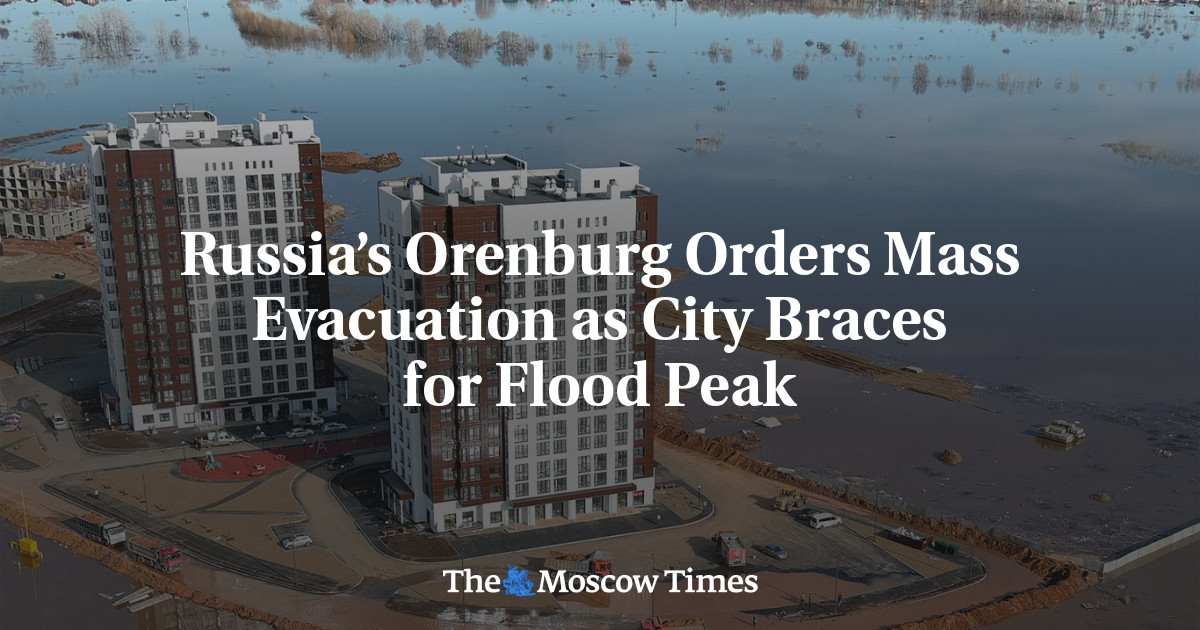 Floods in Orenburg, Russia and Kazakhstan