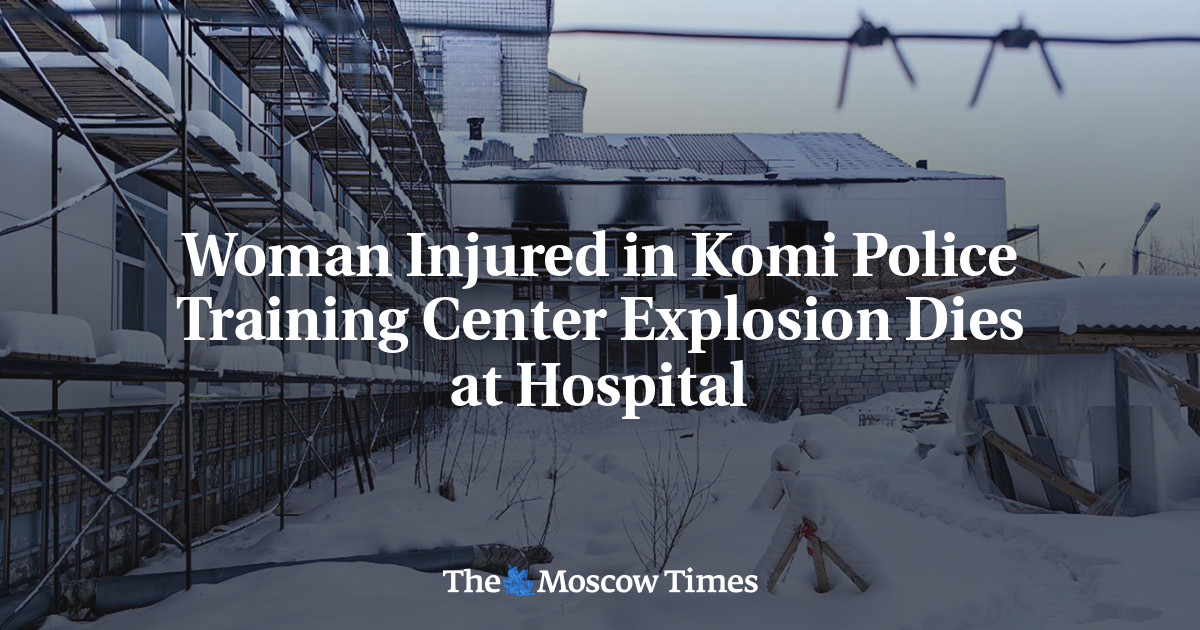 Woman Injured in Komi Police Training Center Explosion Dies at Hospital