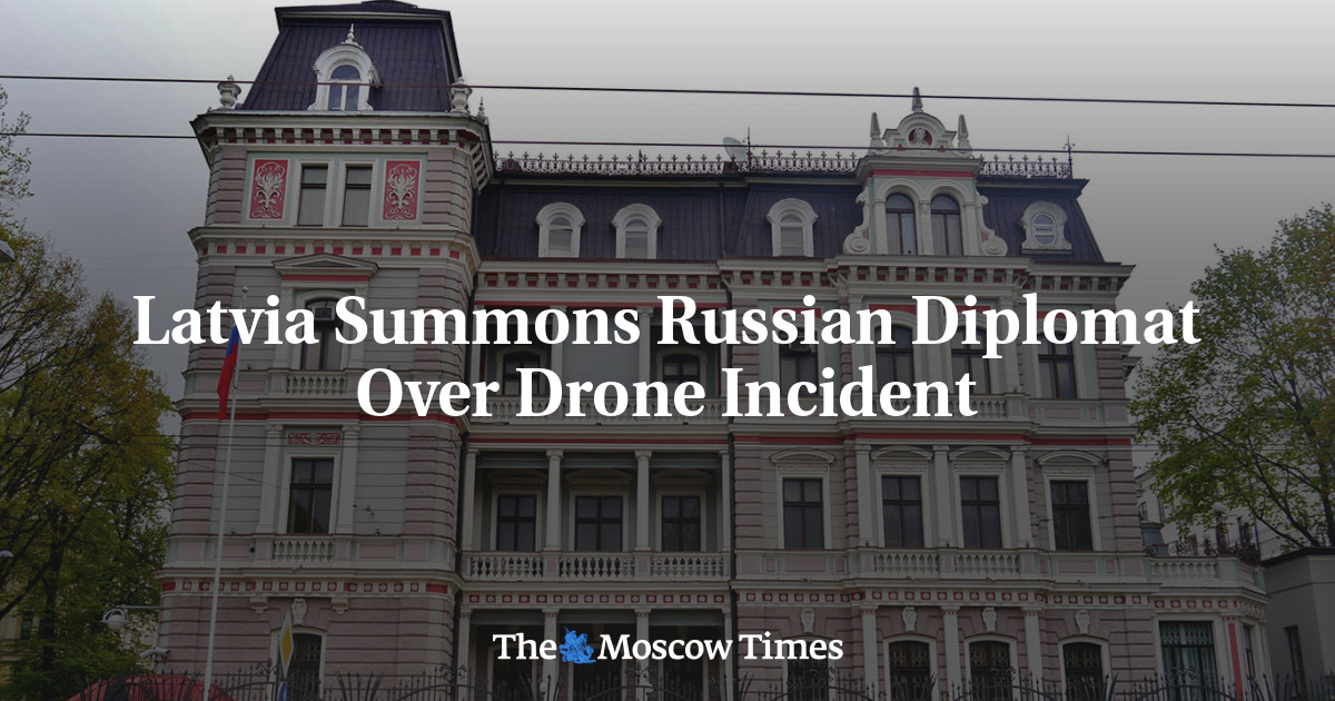 Latvia Summons Russian Diplomat Over Drone Incident