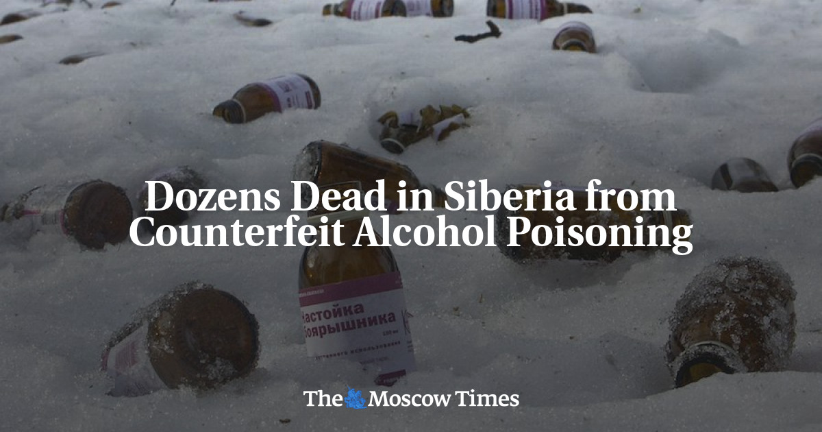 Dozens Dead in Siberia from Counterfeit Alcohol Poisoning