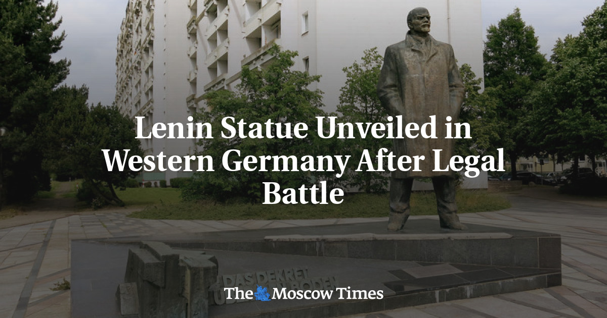 Patung Lenin diresmikan di Jerman Barat setelah pertempuran hukum