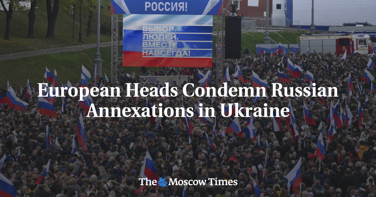 Evropští lídři odsuzují ruskou anexi Ukrajiny