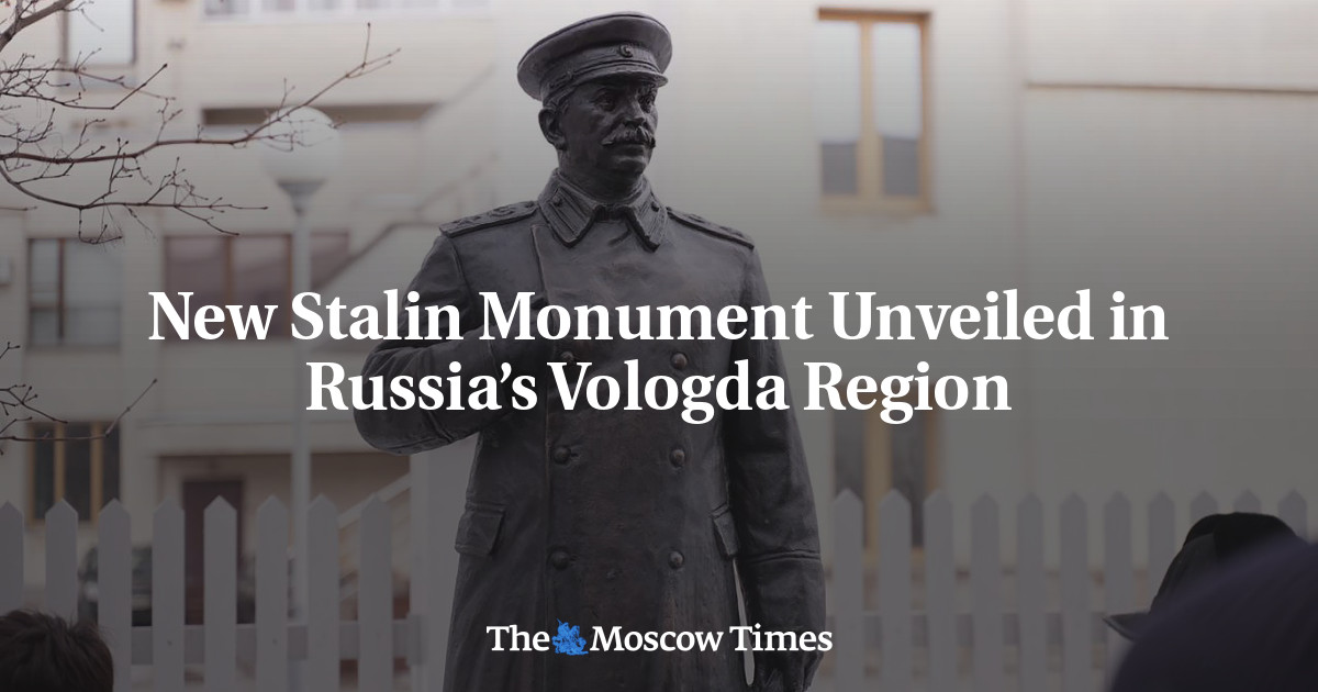 New Stalin Monument Unveiled in Russia’s Vologda Region