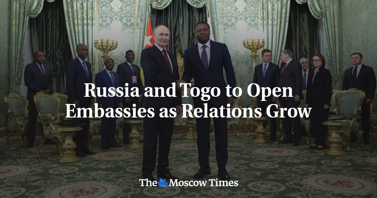 Russia and Togo to Open Embassies as Relations Grow