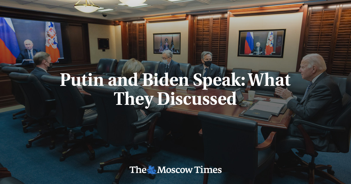 Putin dan Biden berbicara: apa yang mereka diskusikan
