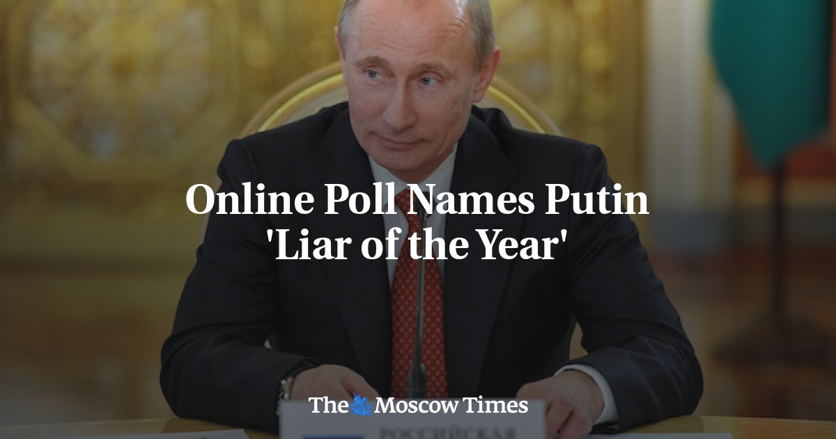 Jajak Pendapat Online Sebut Putin ‘Pembohong Tahun Ini’