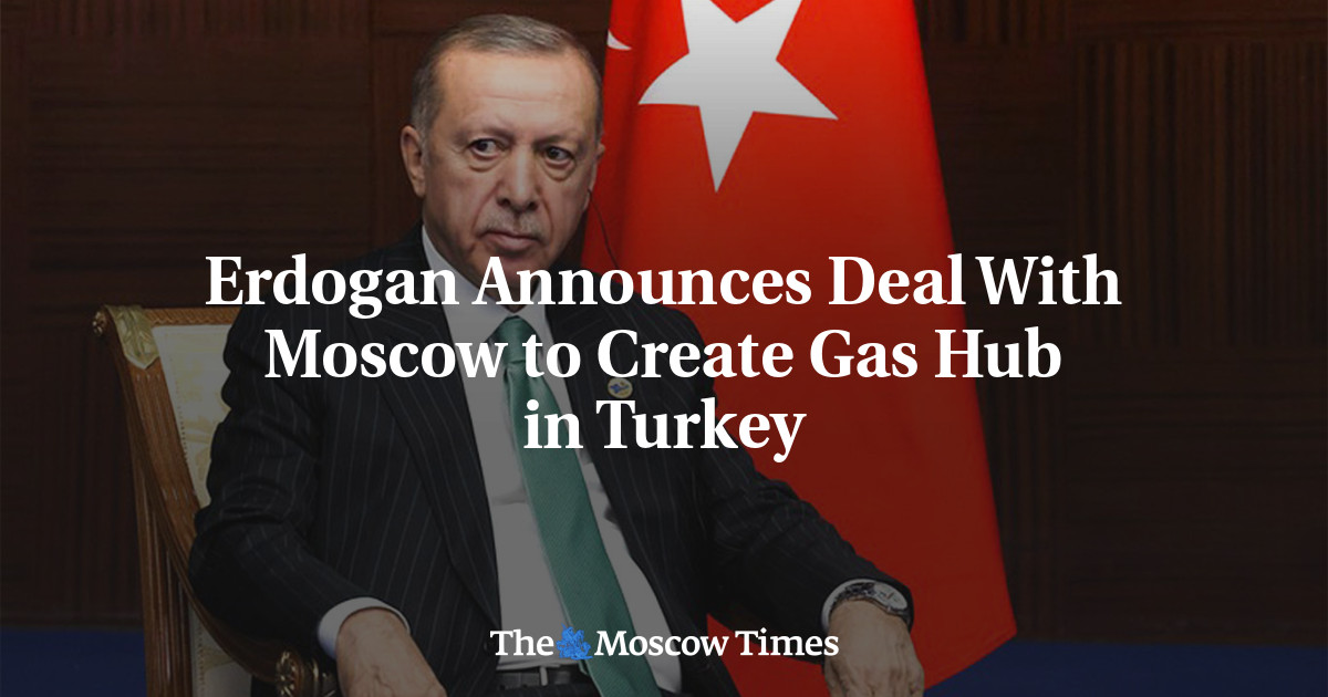 Erdogan Announces Deal With Moscow to Create Gas Hub in Turkey The