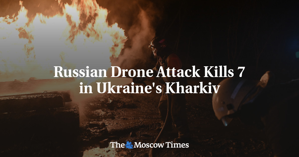 Russian Drone Attack Kills Seven in Ukraine's Kharkiv