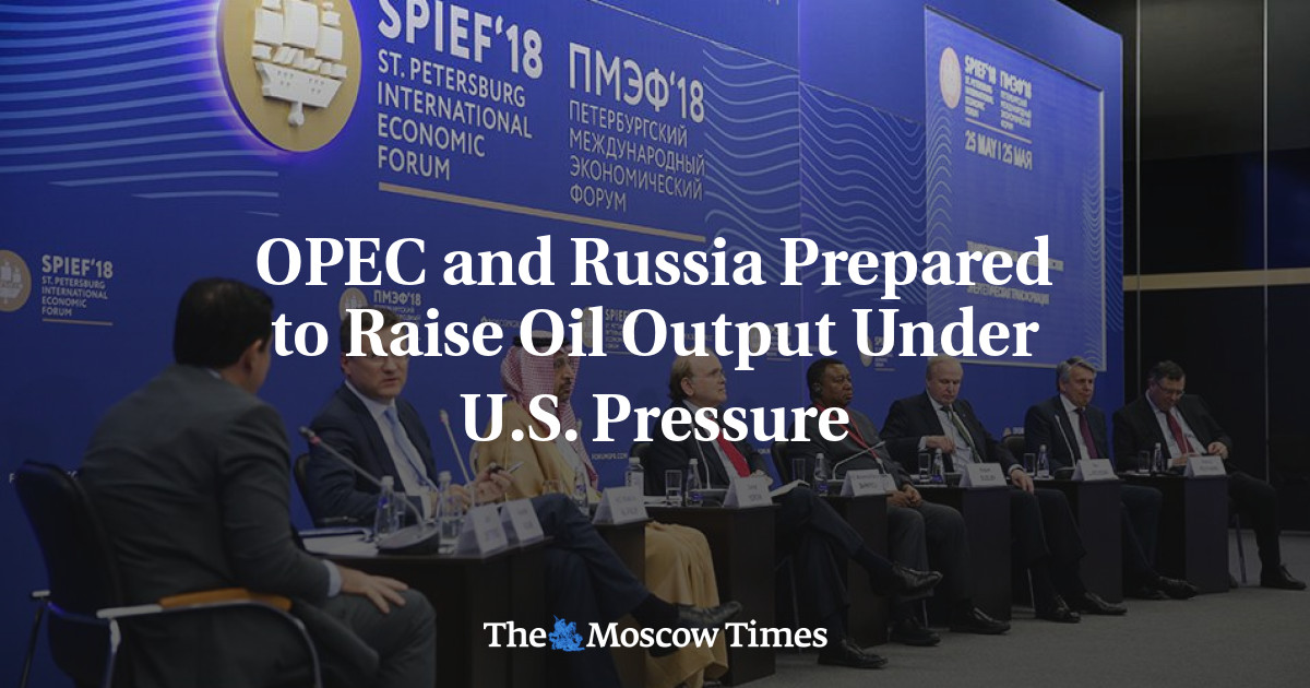 OPEC dan Rusia bersedia untuk meningkatkan produksi minyak di bawah tekanan AS