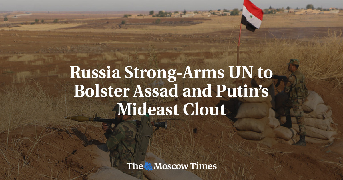 Rusia mempersenjatai PBB untuk mendukung kekuatan Assad dan Putin di Timur Tengah