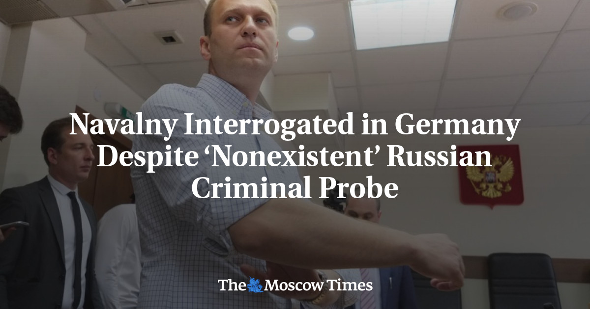Navalny Diinterogasi di Jerman Meskipun Investigasi Kriminal Rusia ‘Tidak Ada’