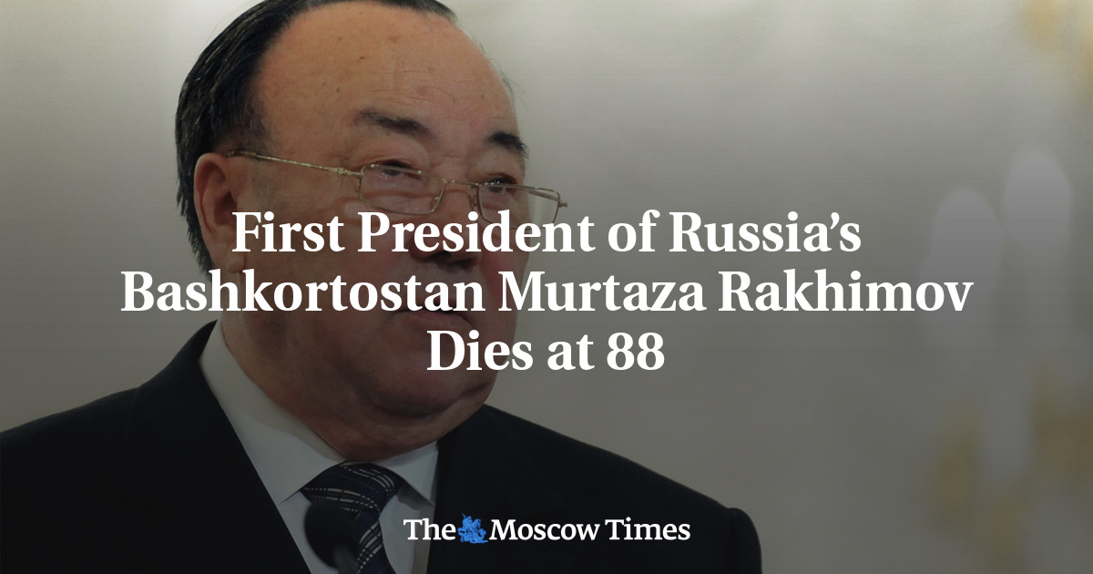 Presiden pertama Bashkortostan Rusia Murtaza Rakhimov meninggal pada usia 88 tahun
