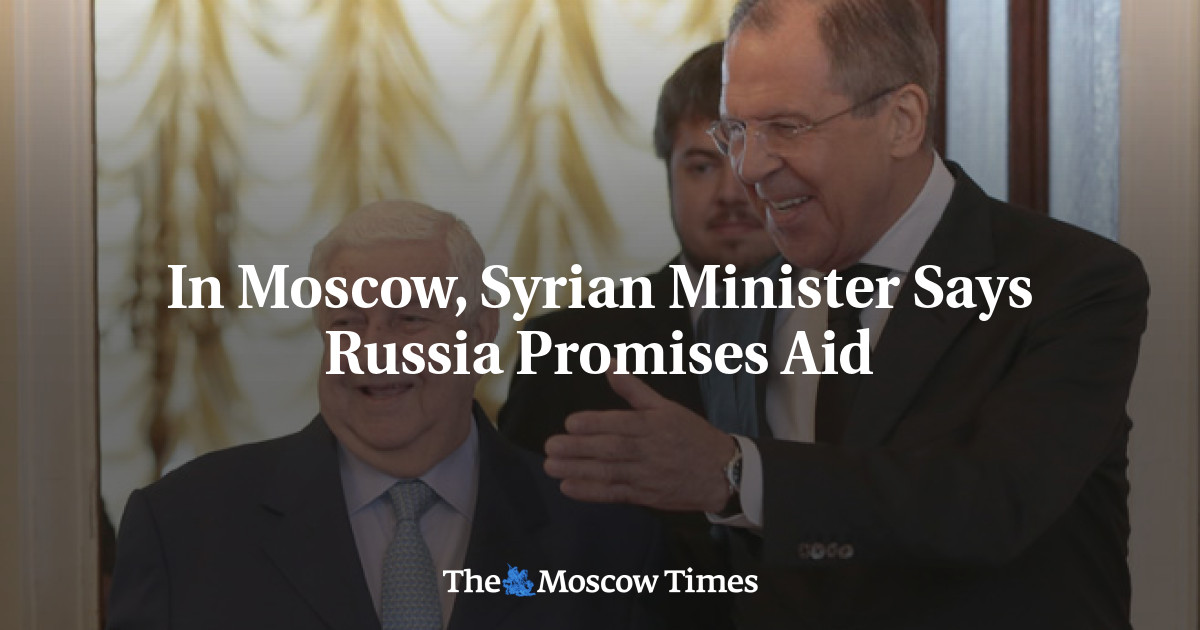 Di Moskow, menteri Suriah mengatakan Rusia menjanjikan bantuan