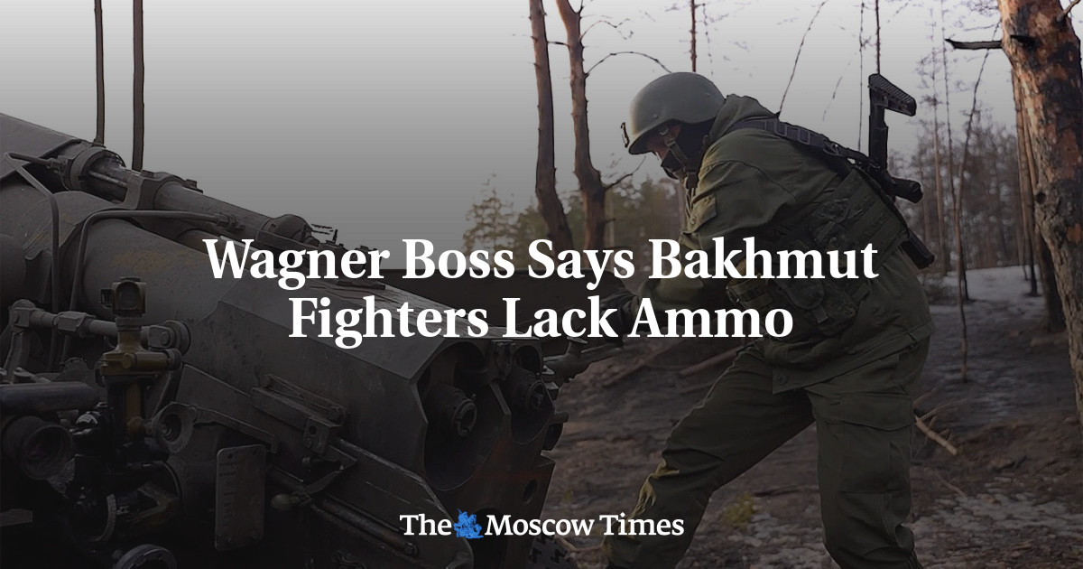 Вагнер Босс говорит, что у бойцов Бахмута заканчиваются боеприпасы