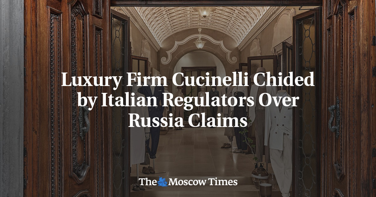 Luxury Firm Cucinelli Chided by Italian Regulators Over Russia Claims